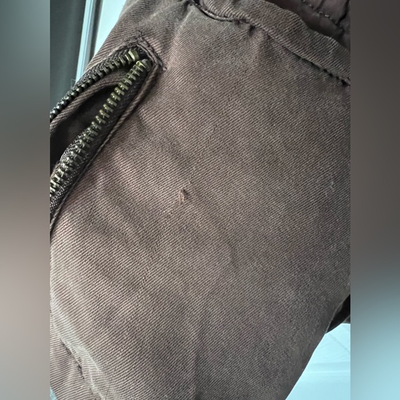 NWOT Max Jeans 100% Tencel Utility Jacket Brown sz Small - Picture 8 of 8